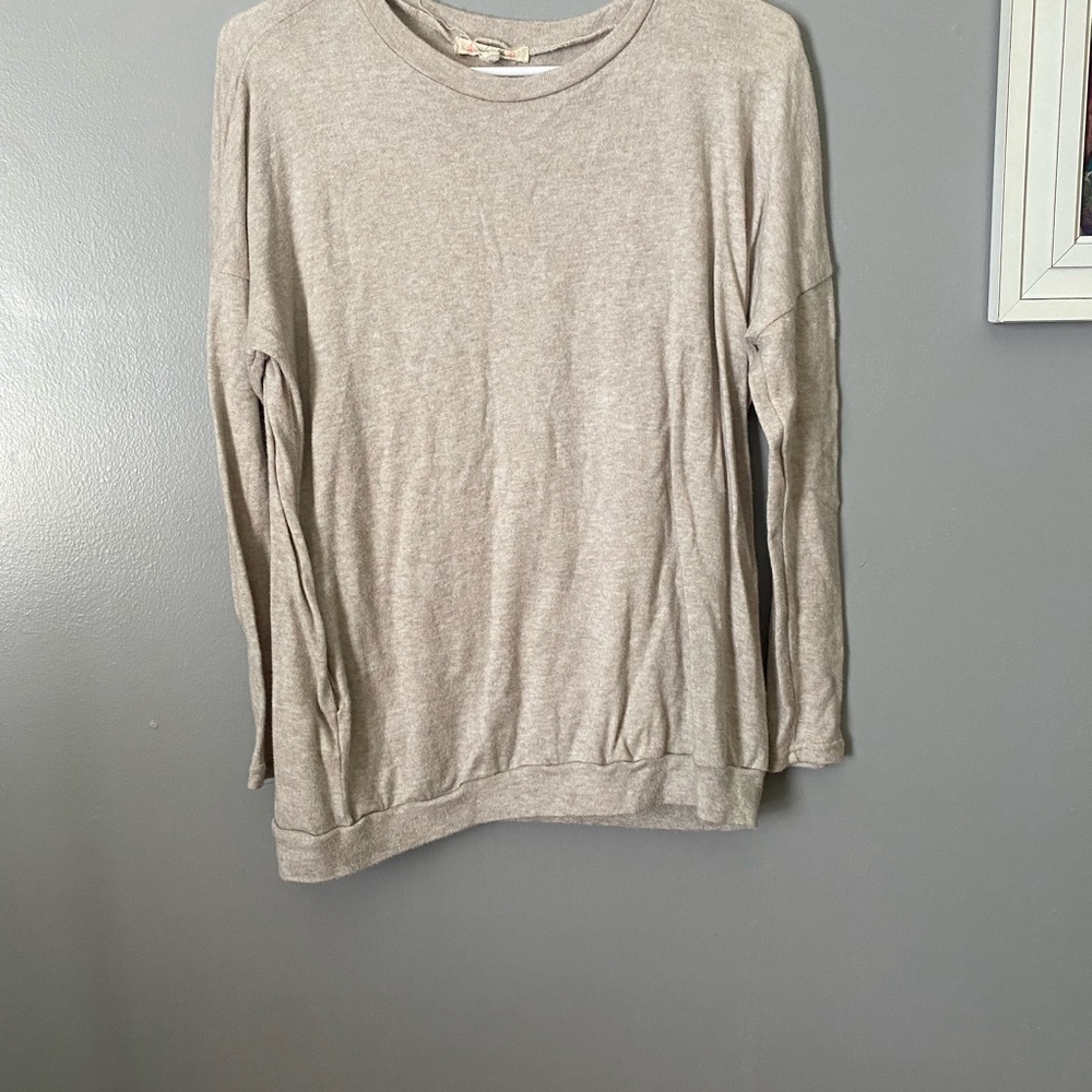 Oatmeal Sweater w/Pockets